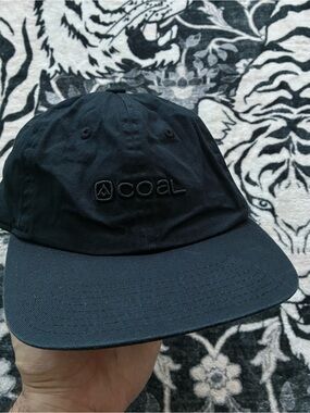 021 - COAL HEADWEAR BLACK EMBROIDERED SNAPBACK CAP HAT